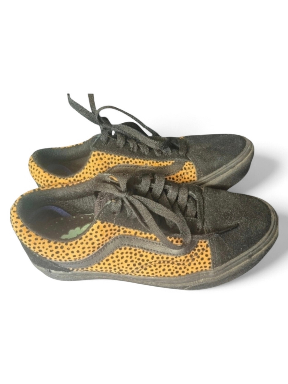 Vans Comfy Cush Cheetah-Print Old Skool Sneakers, Womens Sz 5.5 Or Mens 4